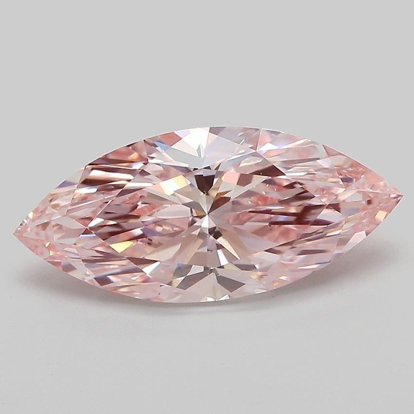 2.94 Ct. Fancy Intense Pink Marquise Lab Grown Diamond