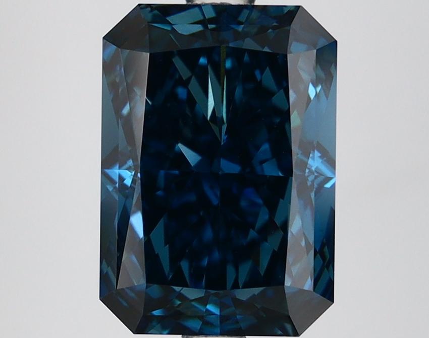 3.53 Ct. Fancy Deep Blue Radiant Lab Grown Diamond
