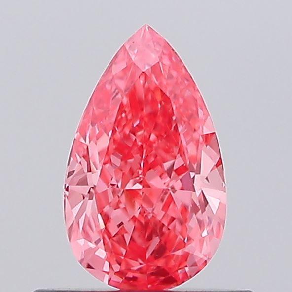 0.58 Ct. Fancy Vivid Pink Pear Lab Grown Diamond