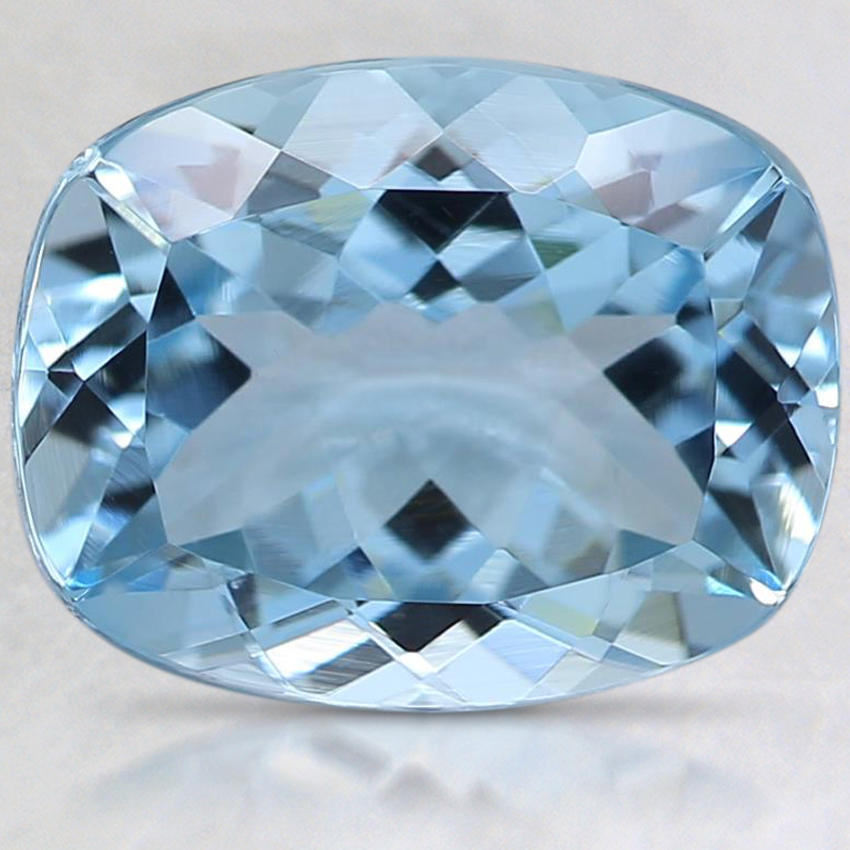 9.9x7.8mm Cushion Aquamarine