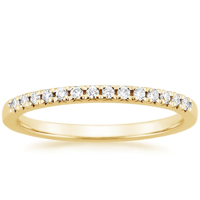18K Yellow Gold Sonora Diamond Ring (1/8 ct. tw.), large top view