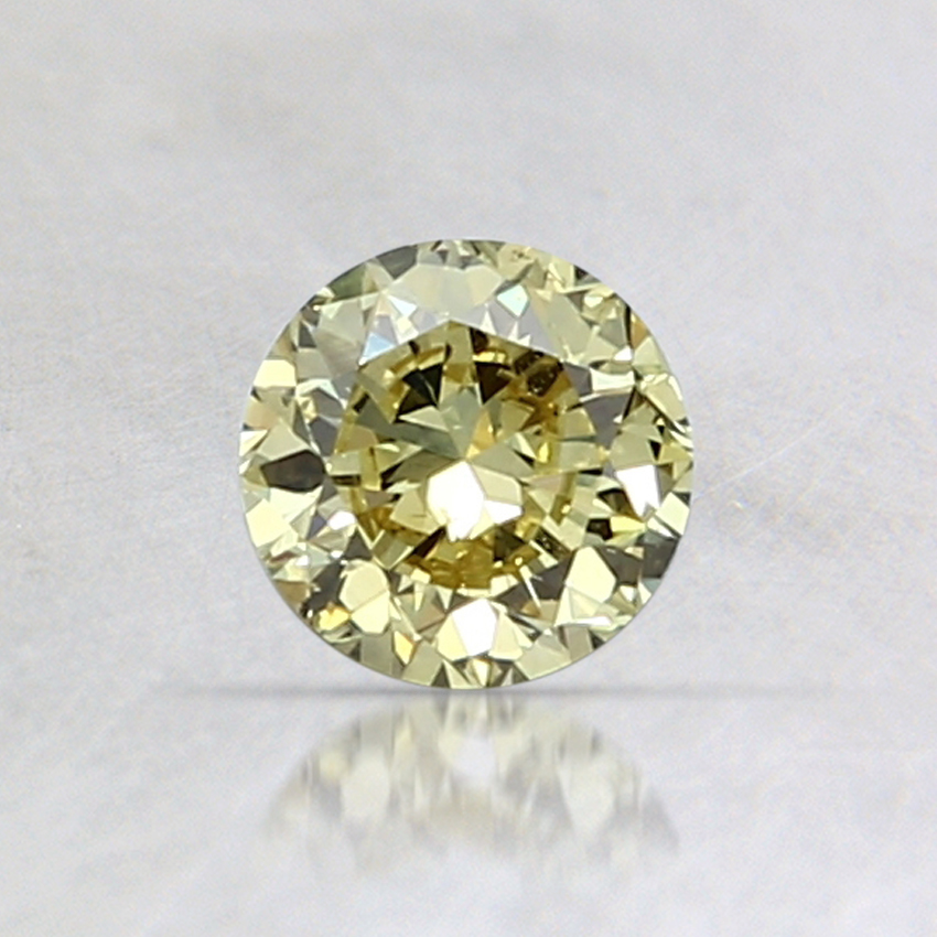 0.47 Ct. Fancy Intense Yellow Round Diamond