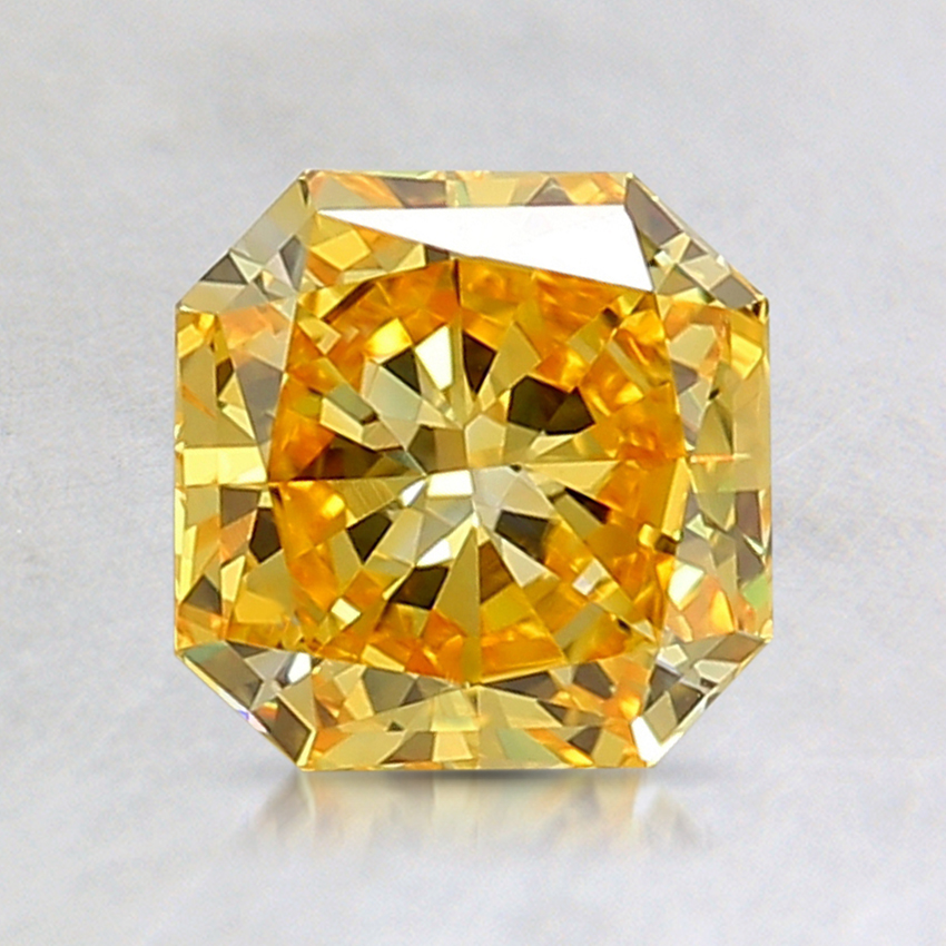 1.32 Ct. Fancy Vivid Yellow Radiant Lab Grown Diamond