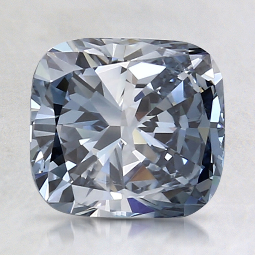 1.73 Ct. Fancy Intense Blue Cushion Lab Grown Diamond