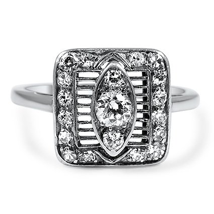 Art Deco Diamond Vintage Ring | Isami | Brilliant Earth