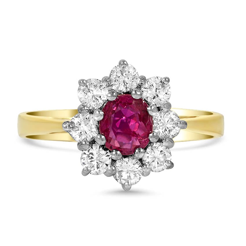 Retro Ruby Vintage Ring | Rainence | Brilliant Earth