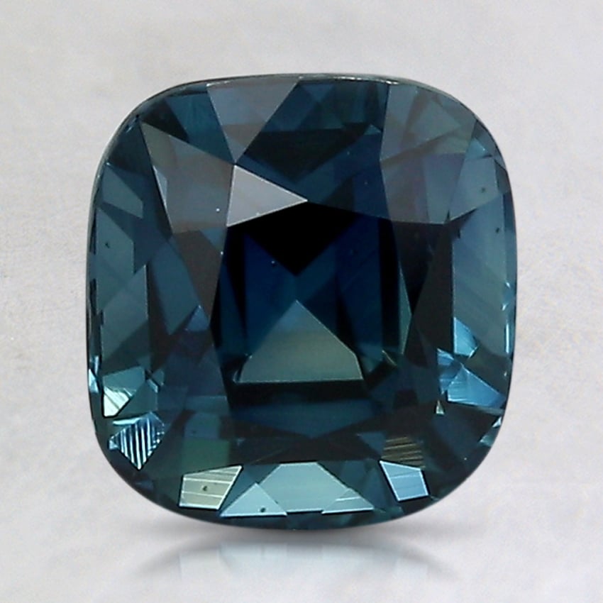 7.2x6.8mm Blue Cushion Sapphire