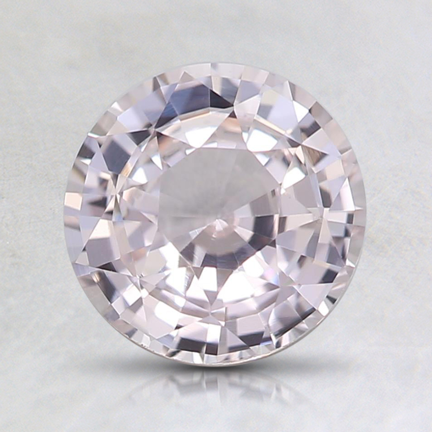 7.1mm Peach Round Sapphire