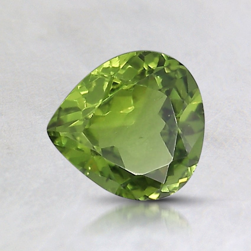 6.4x6.1mm Unheated Green Pear Sapphire