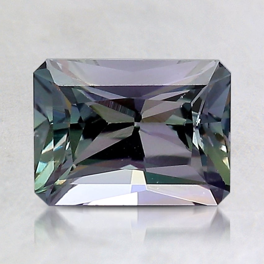 7.6x5.6mm Unheated Parti-Color Radiant Tanzanite