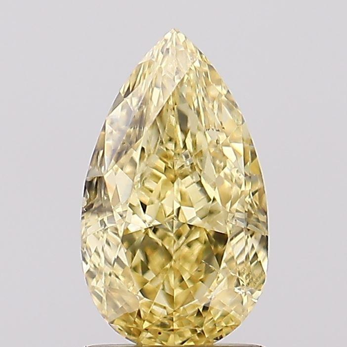 1.05 Ct. Fancy Intense Yellow Pear Lab Grown Diamond