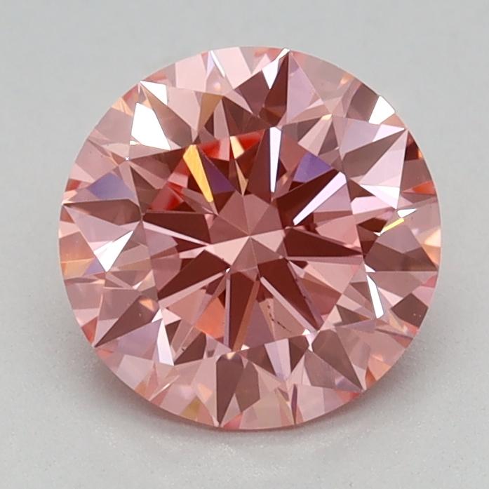 1.01 Ct. Fancy Vivid Pink Round Lab Grown Diamond