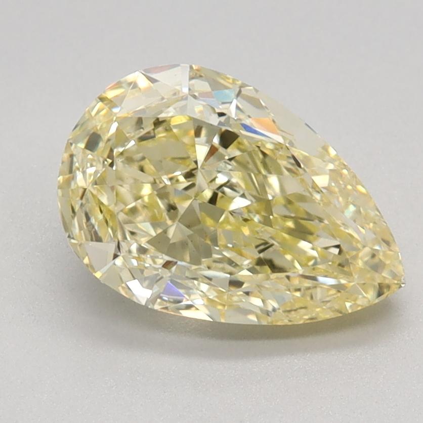 1.50 Ct. Fancy Intense Yellow Pear Lab Grown Diamond