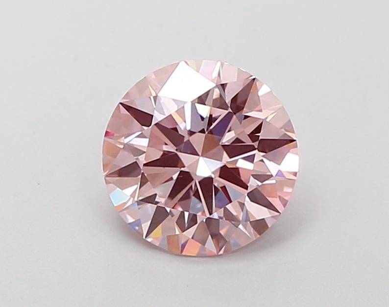 1.59 Ct. Fancy Intense Pink Round Lab Grown Diamond