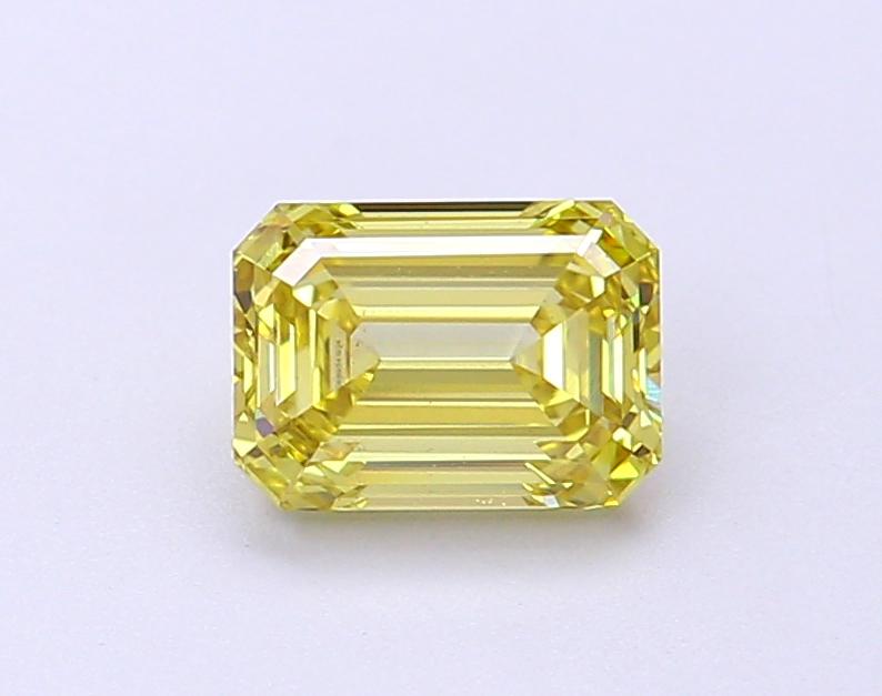 1.03 Ct. Fancy Intense Yellow Emerald Lab Grown Diamond