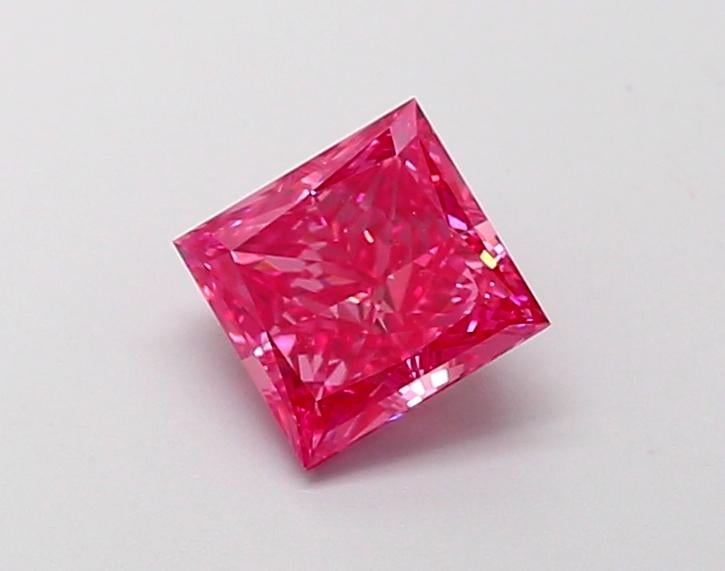 1.02 Ct. Fancy Vivid Pink Princess Lab Grown Diamond