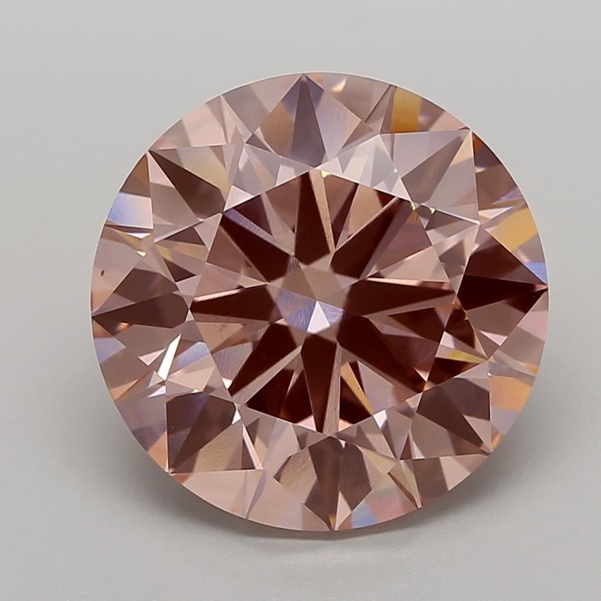 11.03 Ct. Fancy Intense  Pink Round Lab Grown Diamond