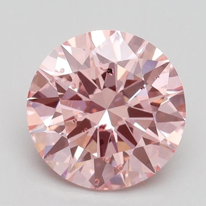 1.40 Ct. Fancy Vivid Pink Round Lab Grown Diamond