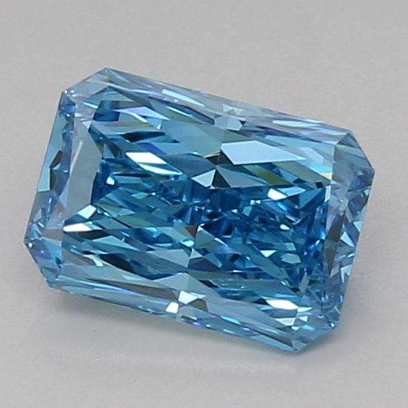 1.53 Ct. Fancy Vivid Blue Radiant Lab Grown Diamond
