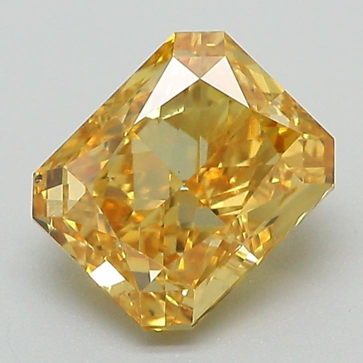 2.12 Ct. Fancy Vivid  Yellow Radiant Lab Grown Diamond