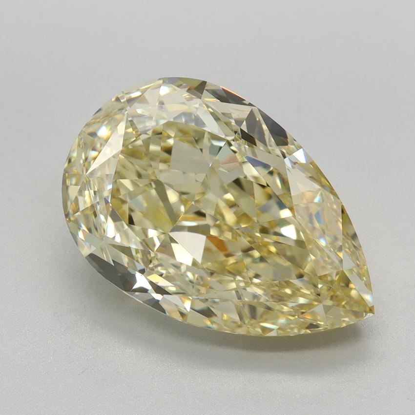 5.29 Ct. Fancy Yellow Pear Lab Grown Diamond