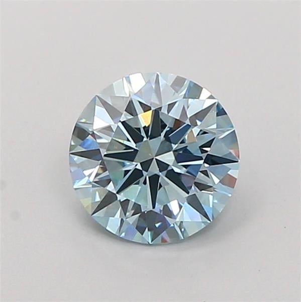 1.20 Ct. Fancy Vivid Blue Round Lab Grown Diamond