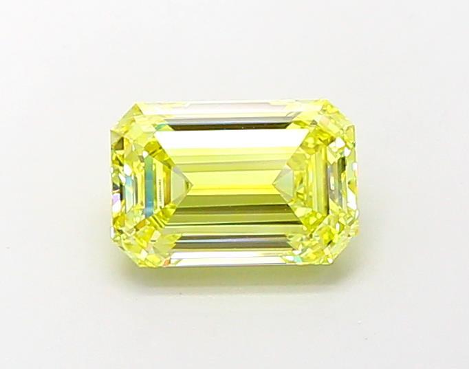 1.76 Ct. Fancy Intense  Yellow Emerald Lab Grown Diamond