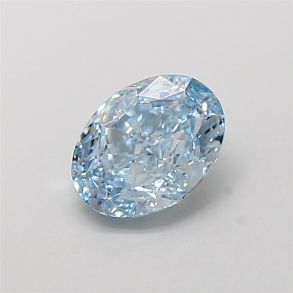 1.25 Ct. Fancy Intense  Blue Oval Lab Grown Diamond