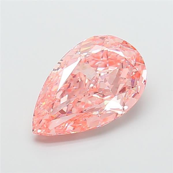 4.99 Ct. Fancy Vivid Pink Pear Lab Grown Diamond