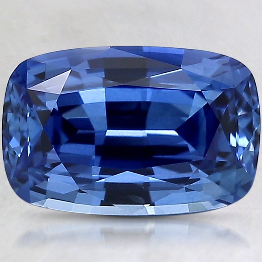 10x6.6mm Blue Cushion Sapphire