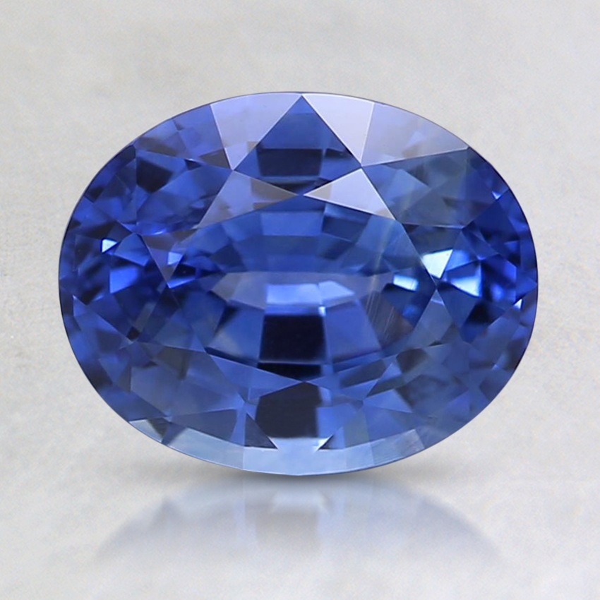 8.2x6.6mm Blue Oval Sapphire