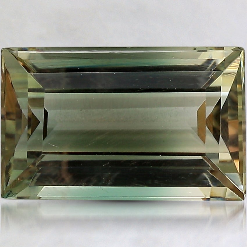 12.7x8mm Unheated Bi-Color Baguette Oregon Sunstone