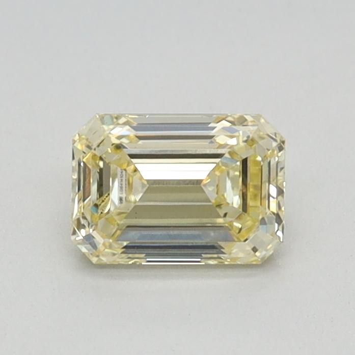 0.52 Ct. Fancy Yellow Emerald Lab Grown Diamond