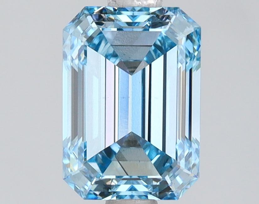 2.04 Ct. Fancy Intense Blue Emerald Lab Grown Diamond