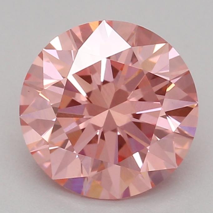 1.05 Ct. Fancy Vivid Pink Round Lab Grown Diamond
