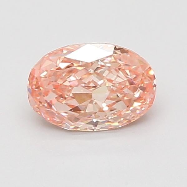 0.87 Ct. Fancy Intense Pink Oval Lab Grown Diamond
