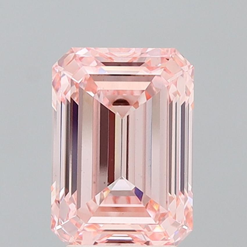 4.03 Ct. Fancy Intense Pink Emerald Lab Grown Diamond