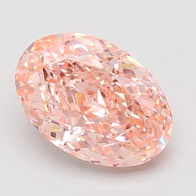 1.91 Ct. Fancy Vivid Pink Oval Lab Grown Diamond