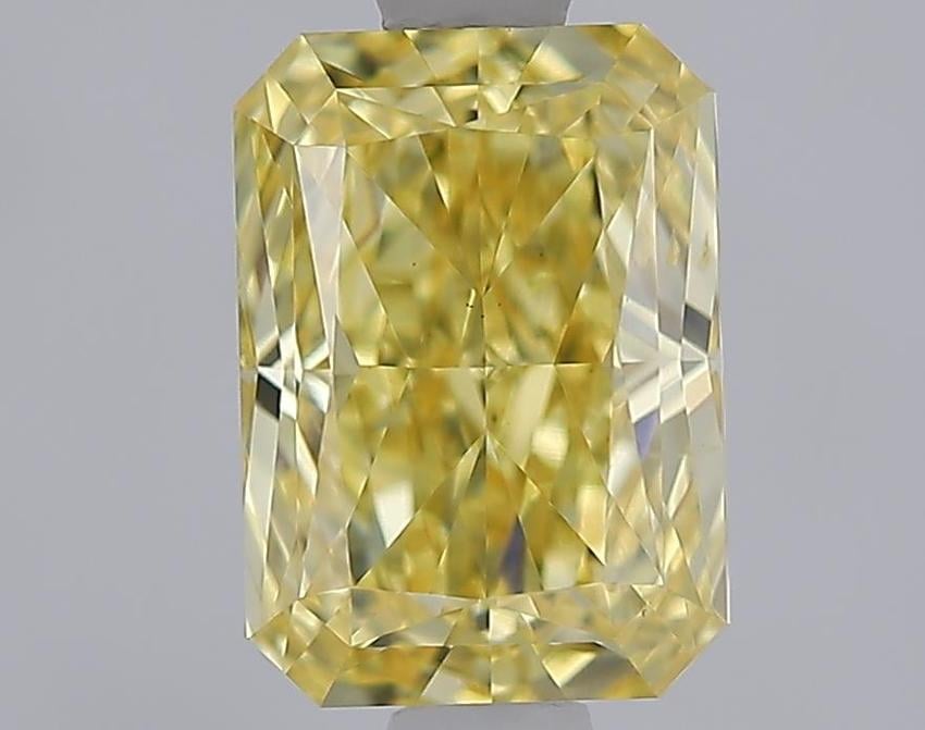 1.51 Ct. Fancy Intense  Yellow Radiant Lab Grown Diamond
