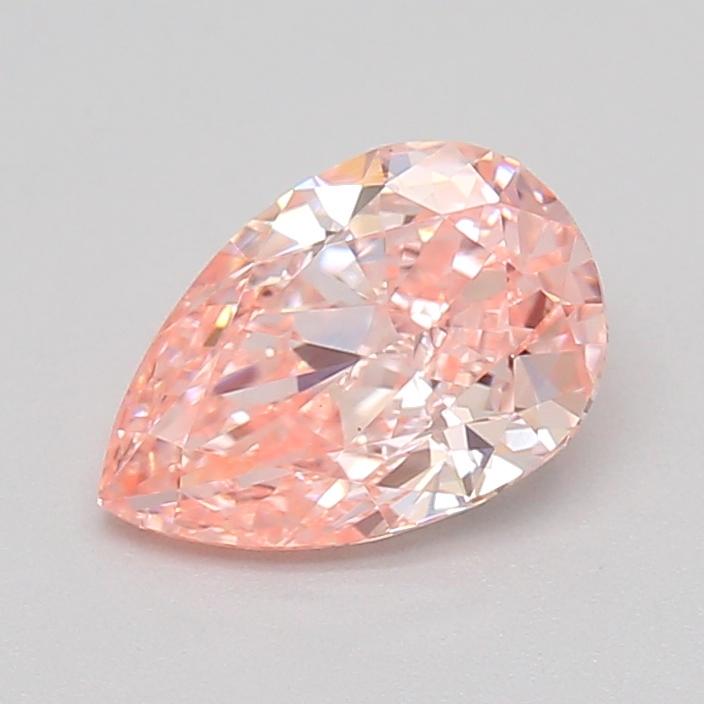 0.54 Ct. Fancy Vivid  Pink Pear Lab Grown Diamond
