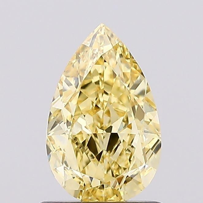 1.05 Ct. Fancy Intense Yellow Pear Lab Grown Diamond
