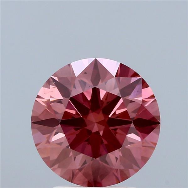 3.13 Ct. Fancy Deep  Pink Round Lab Grown Diamond