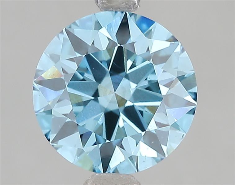 2.10 Ct. Fancy Vivid Blue Round Lab Grown Diamond