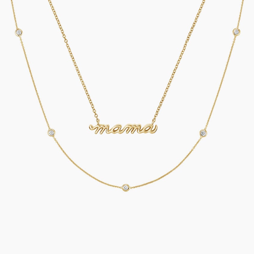 Buy MAMA Letter Necklace Online in India | Zariin