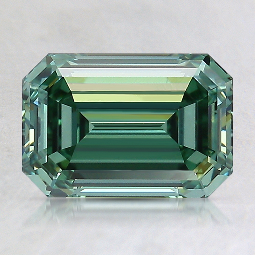 2.02 Ct. Fancy Intense Green Emerald Lab Created Diamond