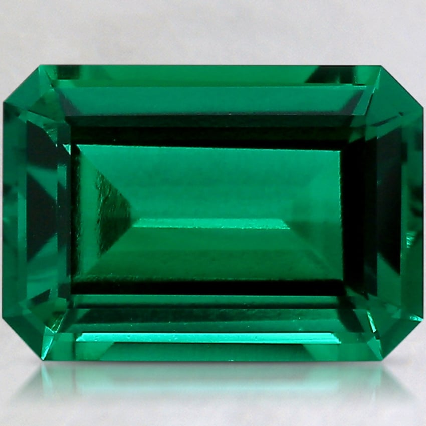 10x7mm Lab Grown Emerald