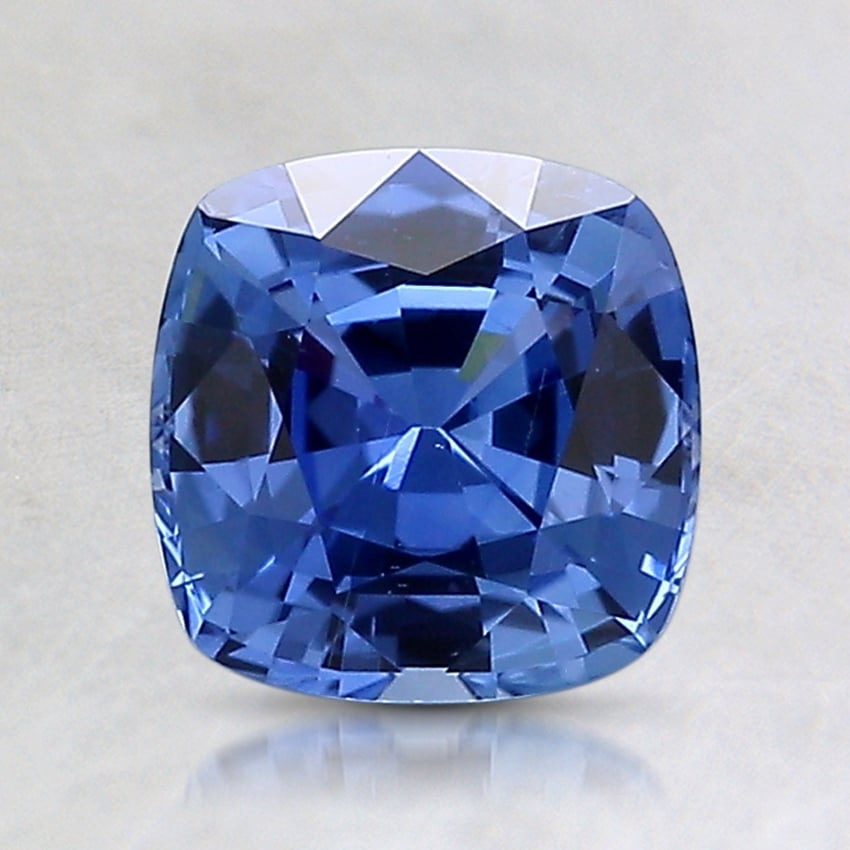 6.6mm Blue Cushion Sapphire