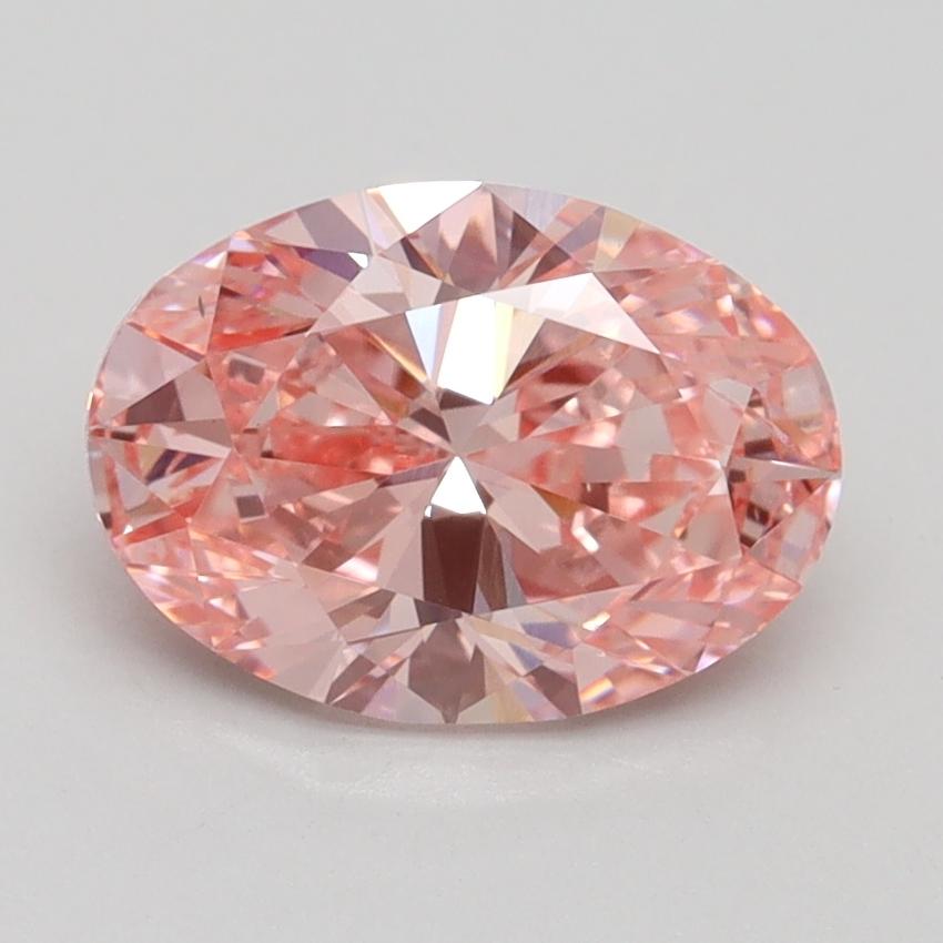 1.80 Ct. Fancy Vivid Pink Oval Lab Grown Diamond