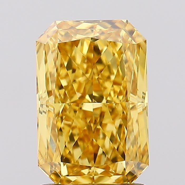 1.94 Ct. Fancy Vivid Yellow Radiant Lab Grown Diamond