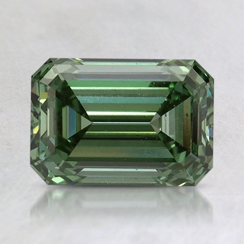 1.5 Ct. Fancy Vivid Pacific Green Emerald Lab Grown Diamond